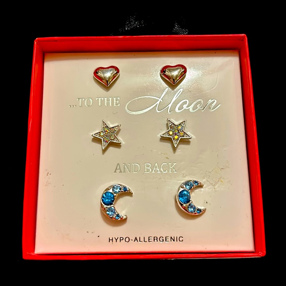 Set of Three unbranded Earrings